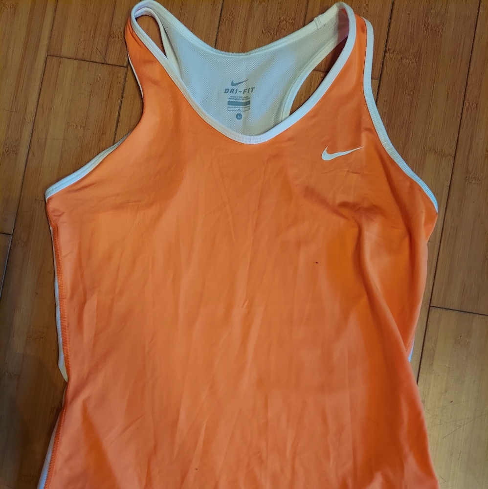 Nike 1 top 2 skorts set dri-fit like new sz large